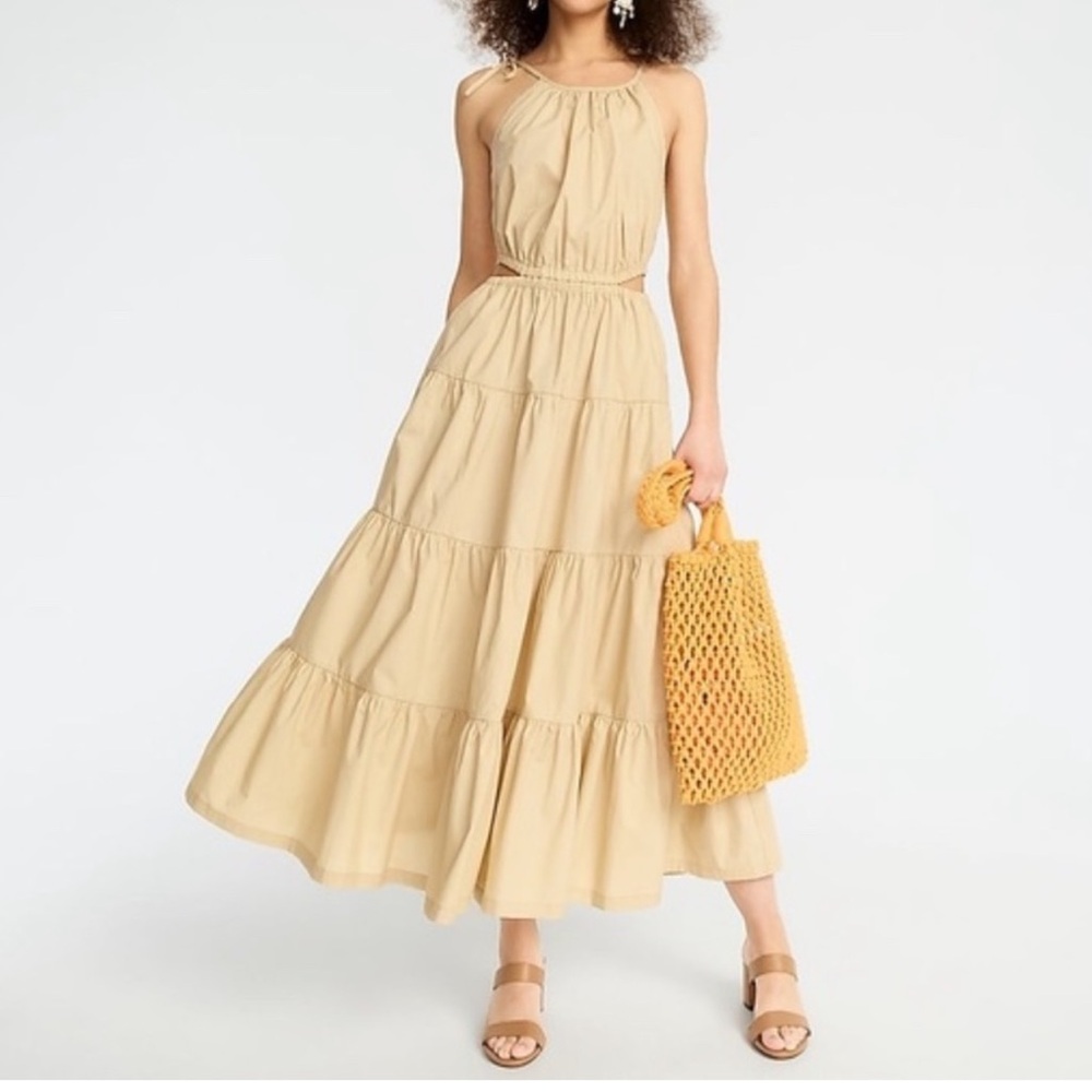 J Crew Harbour Side Cutout Maxi Dress - Picture 2 of 5